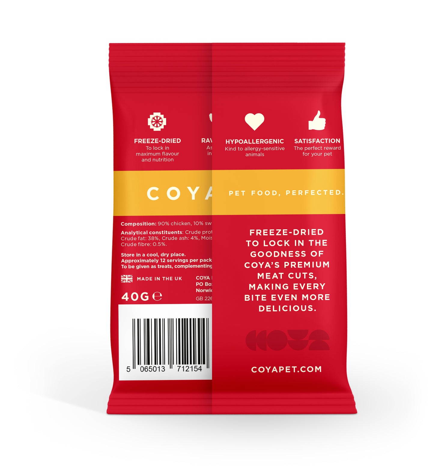 Coya Freeze-Dried Raw Treats - Chicken Flavour