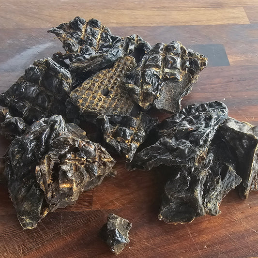 Dried liver strips