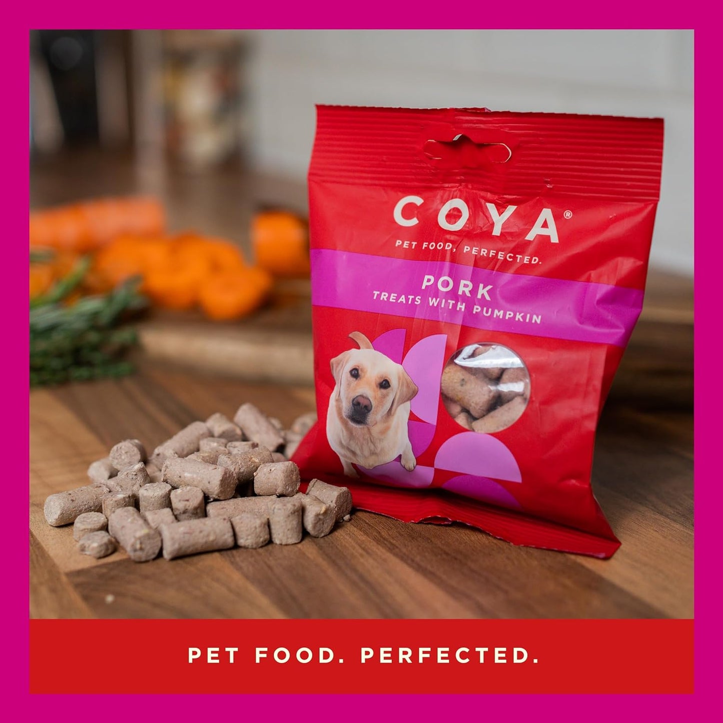 Coya Freeze-Dried Raw Treats - Pork Flavour